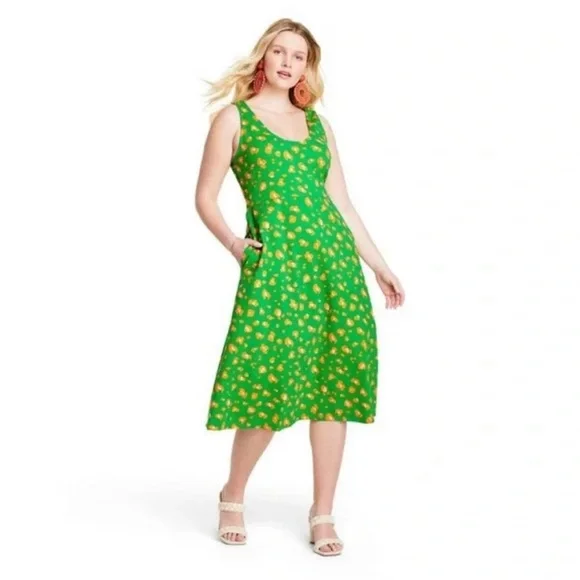 green and orange leopard print dress Sheer Orange Green Leopard